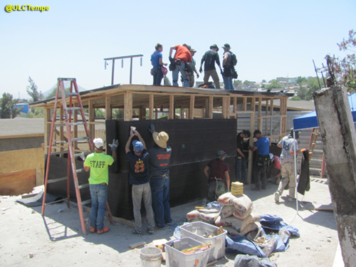 Building homes in Mexico