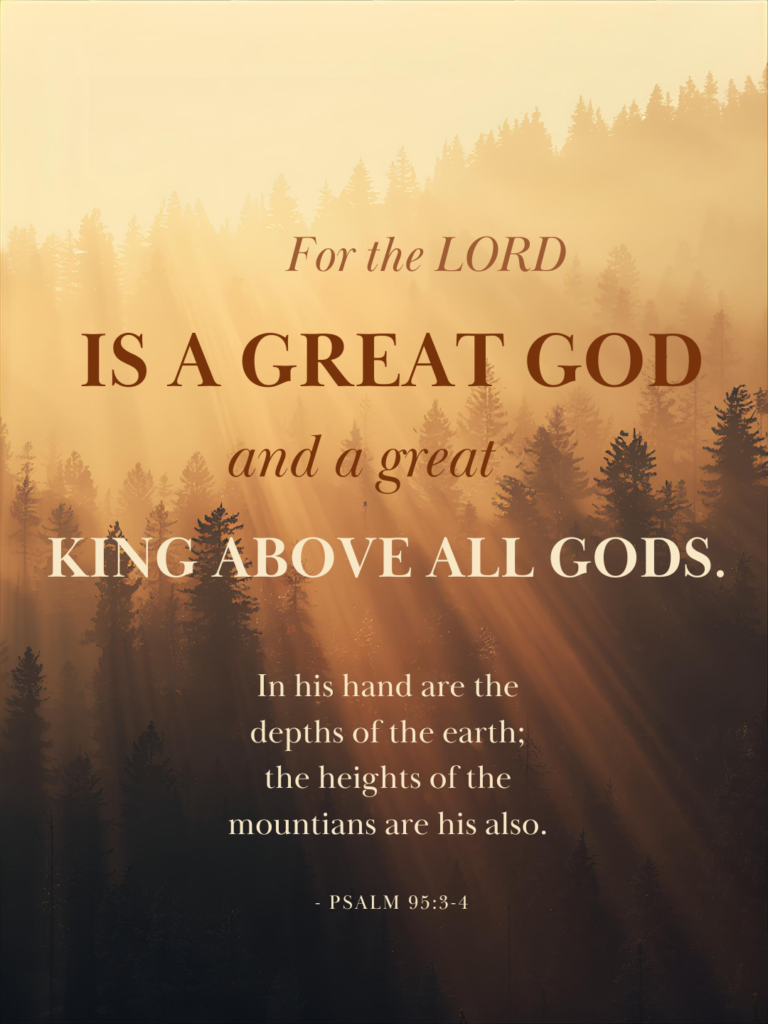 The current image has no alternative text. The file name is: Psalm-95-Instagram-Post-Pine-Tree-Dawn.png
